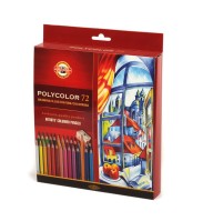 Umělecké pastelky KOH-I-NOOR 3837 Polycolor 72ks