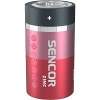 Zinkouhlíková baterie R20 Sencor