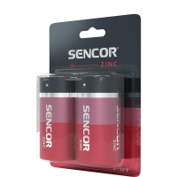 Zinkouhlíková baterie R20 Sencor