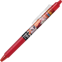 Gumovací roller Pilot FriXion Clicker 0.7 M Naruto R červený