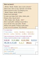 1.ročník Český jazyk Pracovní sešit ke Slabikáři 3.díl rozšiřující texty