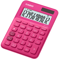 Stolní kalkulačka Casio MS 20UC tmavě červená
