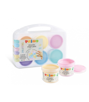 Prstové barvy Primo 6ks 100ml pastel