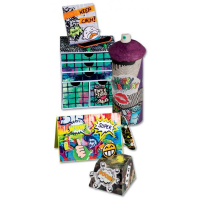Papír na scrapbooking v bloku A4 270g/m2 20ls Graffiti