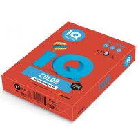 Barevný kancelářský papír červená intensivní A4 80g IQ Color 500ls