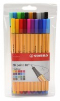 Liner STABILO point 88 sada 20ks