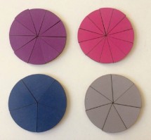3.ročník Matematika Zlomky dřevěné