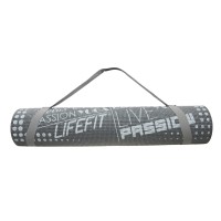 Gymnastická podložka LIFEFIT® SLIMFIT PLUS, 173x58x0,6cm, šedá
