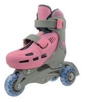 Kolečkové brusle TRISKATE BASIC vel.XS (27-30), růžové