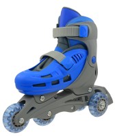 Kolečkové brusle TRISKATE BASIC vel.S (31-34), šedo-modré