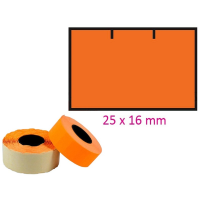 Etikety do kleští CONTACT 25x16mm 1125 etiket oranžové