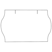 Etikety do kleští CONTACT 25x16mm 1125 etiket bílé