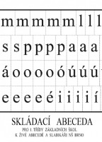 1.ročník Český jazyk Skládací abeceda