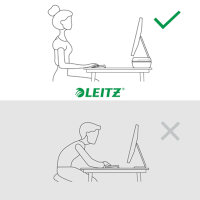 Nastavitelný stojan pod monitor Leitz Ergo světle šedý