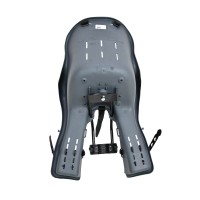 Přední dětská cyklosedačka CALIFORNIA 9 - 15 kg, šedo-červená