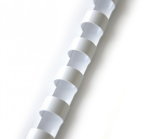 Hřbety pro kroužkovou vazbu 22mm 180ls bílý