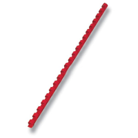 Hřbety pro kroužkovou vazbu 22mm 180ls červený