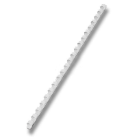 Hřbety pro kroužkovou vazbu 28mm 245ls bílý