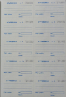 Tiskopisy MSK kniha stvrzenková NCR/89
