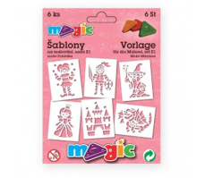 MAGIC papírové šablony na malování pohádka