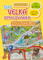 Velká omalovánka 64x90cm Dinosauři