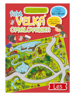 Velká omalovánka 64x90cm Les