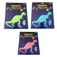 Svíticí nálepky Dinosauři