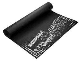 Gymnastická podložka LIFEFIT® SLIMFIT, 173x58x0,4cm, černá