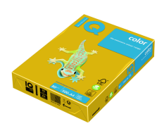 Barevný kancelářský papír žlutá intensivní tmavá A4 160g 250ls IQ Color