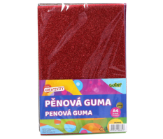 Pěnová guma A4 10ks mix barev