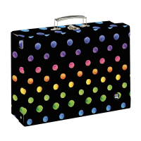 Kufřík A4 hranatý Oxy Go Dots