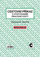 Cestovní příkaz A5 s vyúčtováním