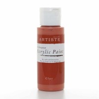 Akrylová barva Artiste 59ml hnědo-červená