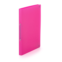 Pořadač A4 2kroužkový 20 mm polypropylen neprůhledný magenta