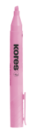 Zvýrazňovač Kores Pastel růžový