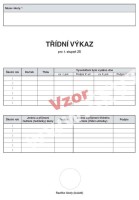 Třídní výkaz pro 1. stupeň ZŠ