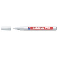 Lakový popisovač Edding 751 bílý