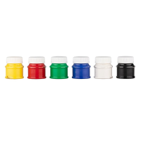 Prstové barvy KOH-I-NOOR 6ks 50ml