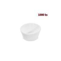 Cukrářské košíčky 20x19mm 1000ks bílé