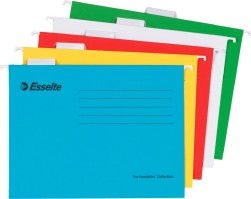 Závěsné desky A4 Esselte Classic modré 25ks