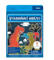 Vyškrabovací obrázky Dino