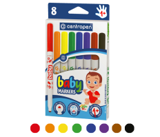 Popisovače Centropen Baby Marker 8ks