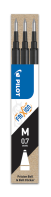 Náplň Pilot pro Roller FriXion Ball 0.7 M 3ks černá