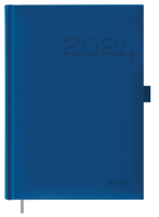 Diář 2024 denní A5 Herlitz modrý