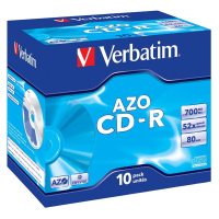 Verbatim CD-R  700MB 52x, 10ks silná krabička