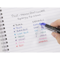 Gumovací roller Pilot Frixion Point Clicker 0.5 F modrý