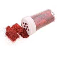 Glitry 20g červená