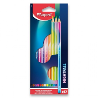 Trojhranné pastelky Maped Color‘Peps Nightfall 12ks