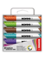 Popisovače Kores K-Marker 6ks