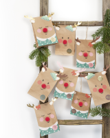 Adventní kalendář papírové sáčky 24ks